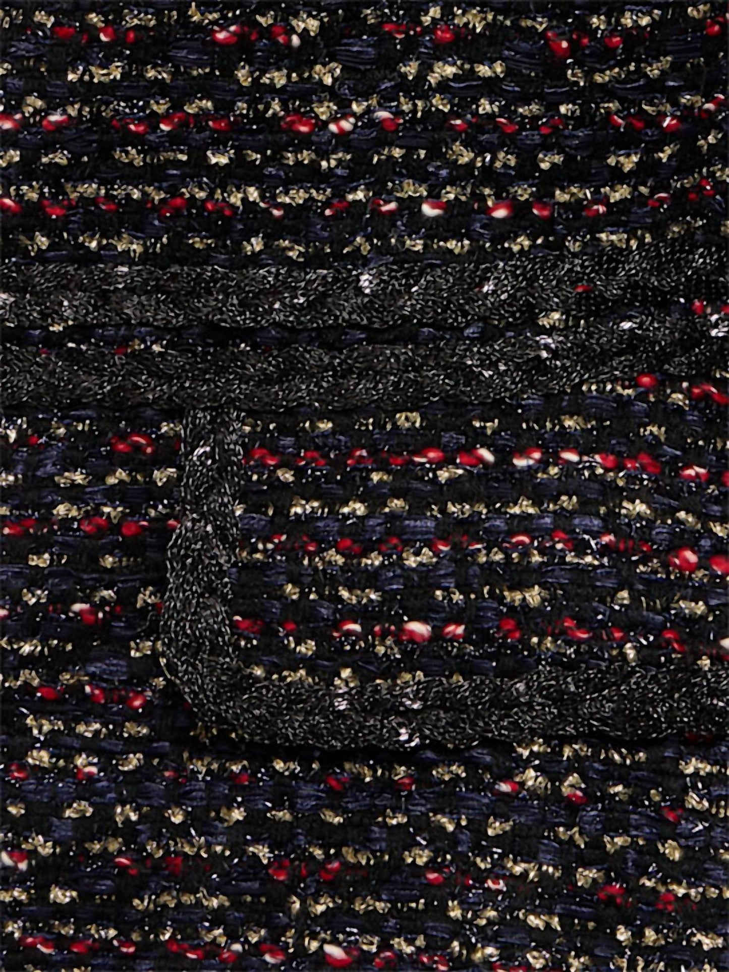Collarless Boucle Jacket