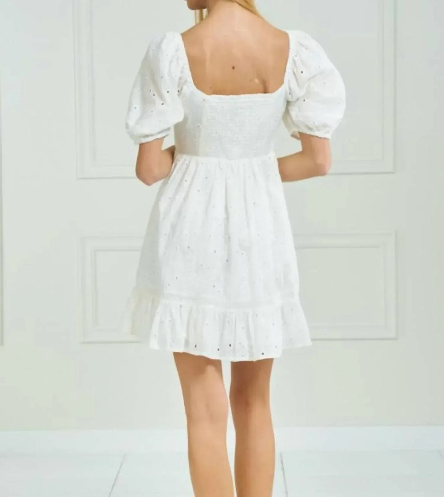 Minikleid mit Empire-Taille