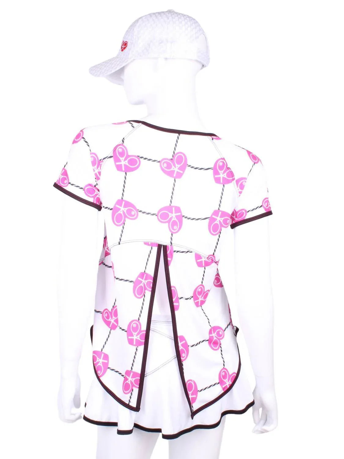 Women's Tie Back Short Sleeve Tennis Tee