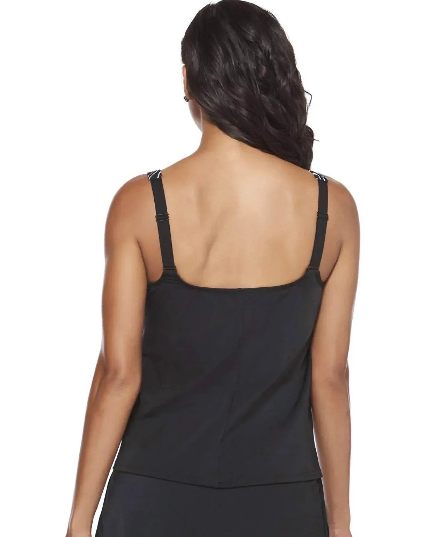 New Awakening Chlorine Resistant Square Neck Tankini Top