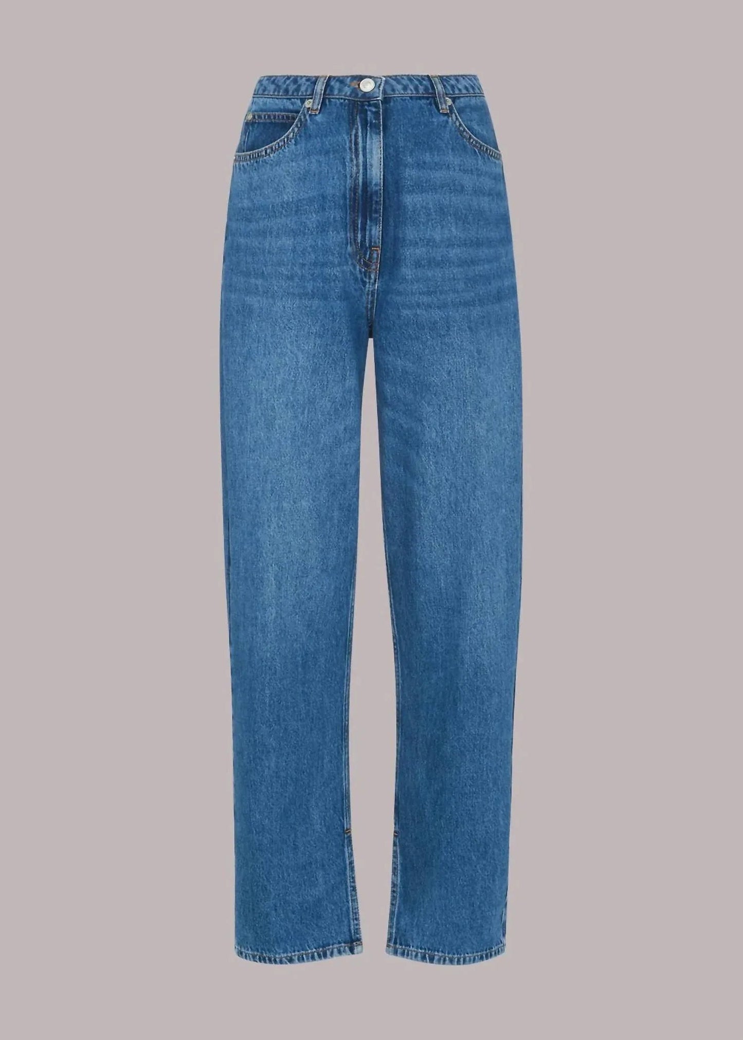 Authentische Jeans mit seitlichem Schlitz
