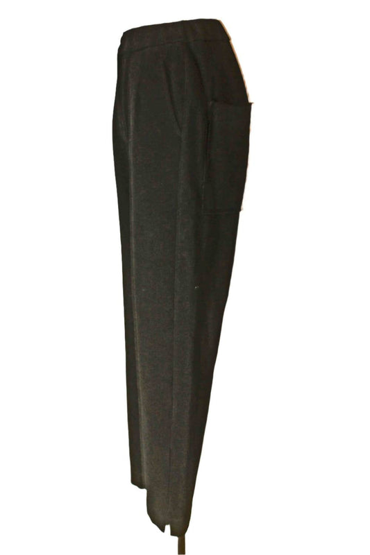 Women's Gathered Waist Large Back Pocket Pants