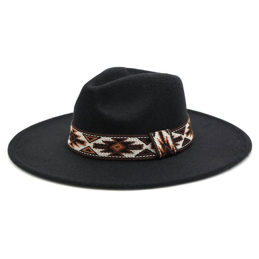 Women's Dona Aztec Band Felt Hat