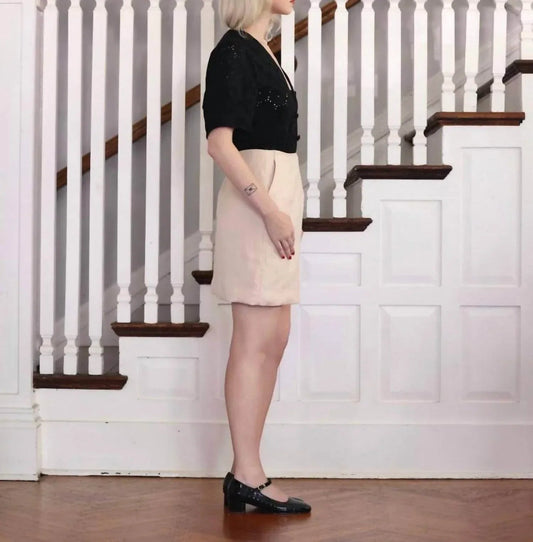 Zhenya Linen Skirt