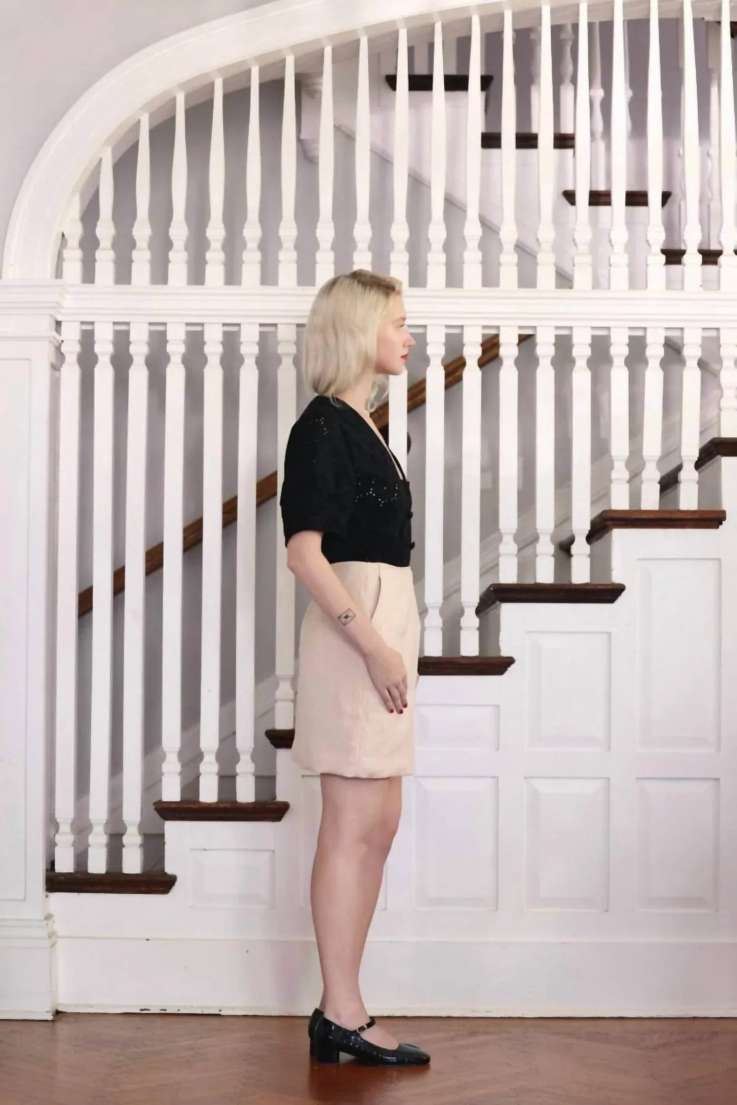 Zhenya Linen Skirt