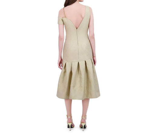 Teegarten schulterfreies Midikleid