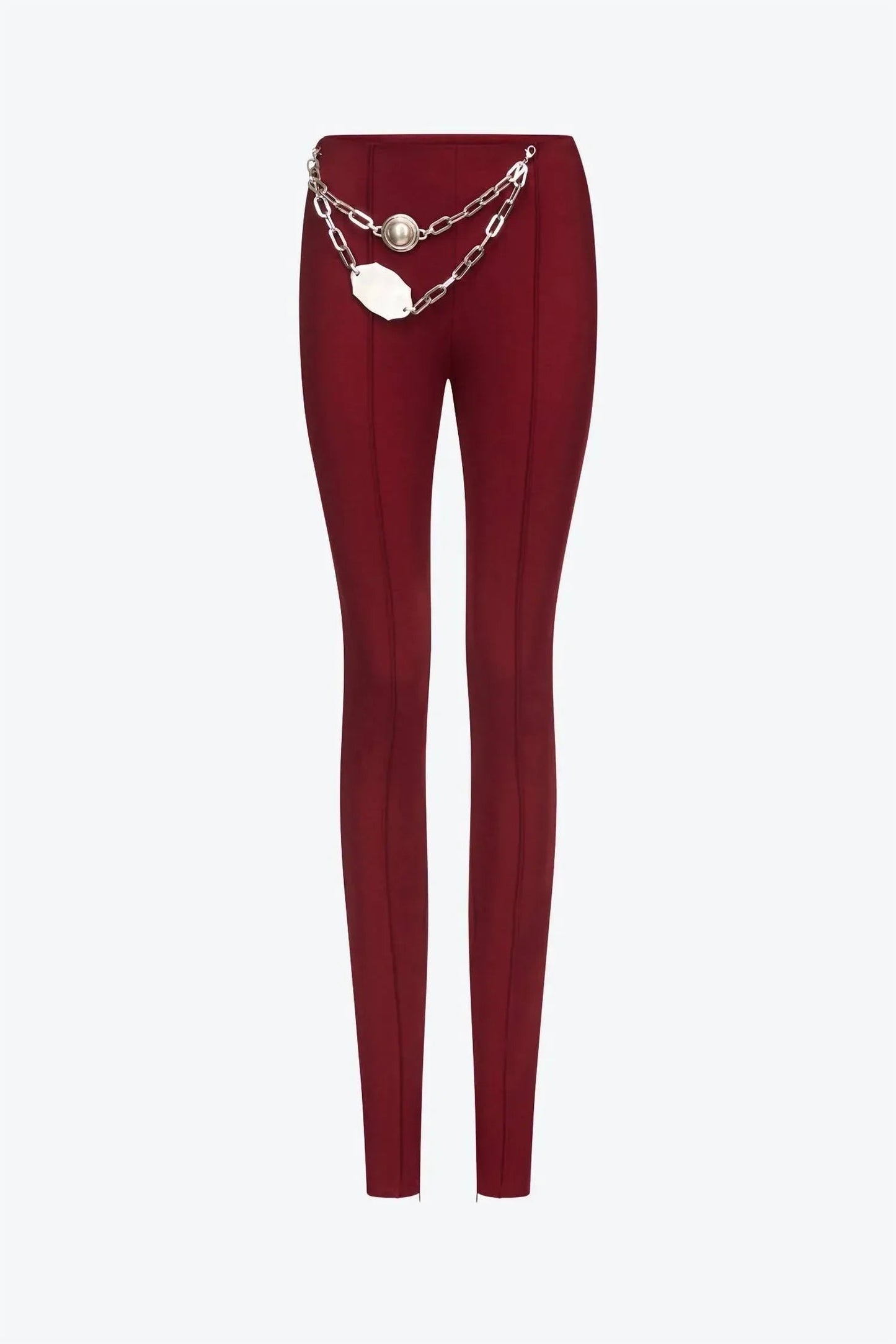 Leggings mit Kettengürtel