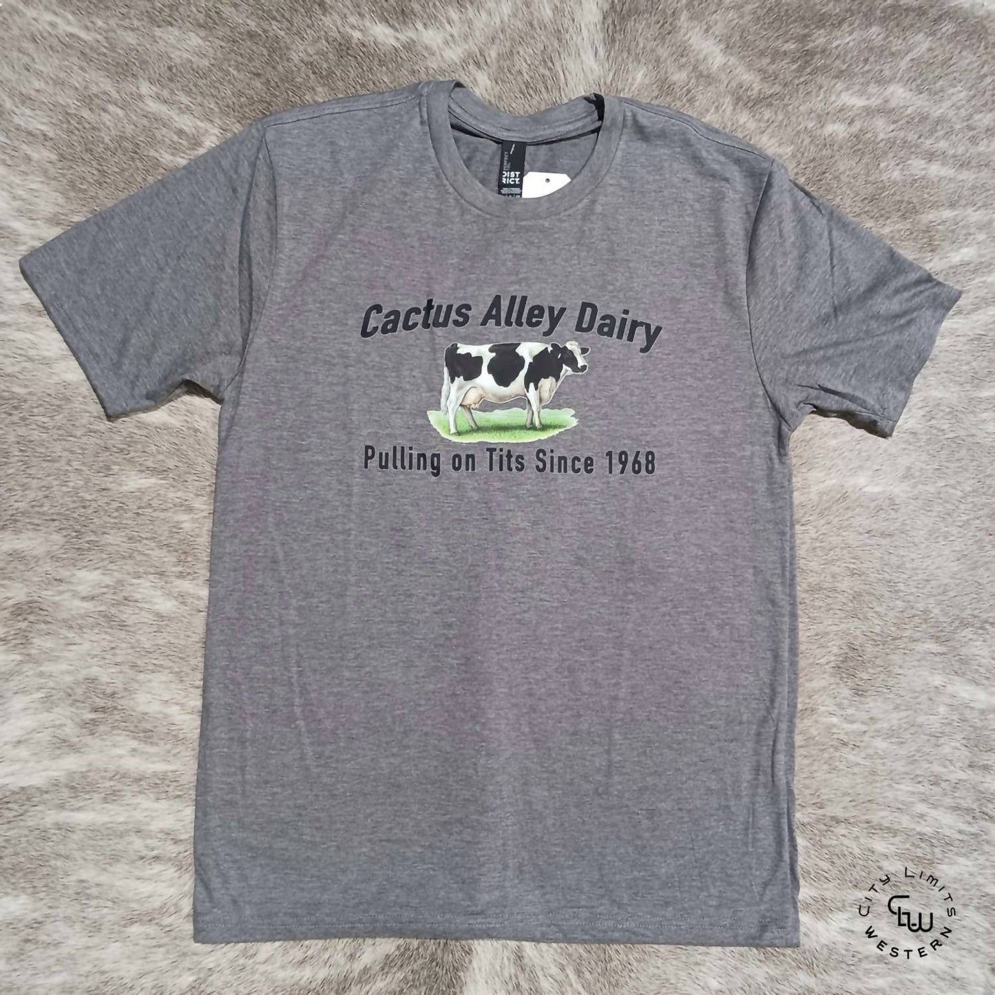 Herren T-Shirt mit Milchprodukt-Motiv für Erwachsene