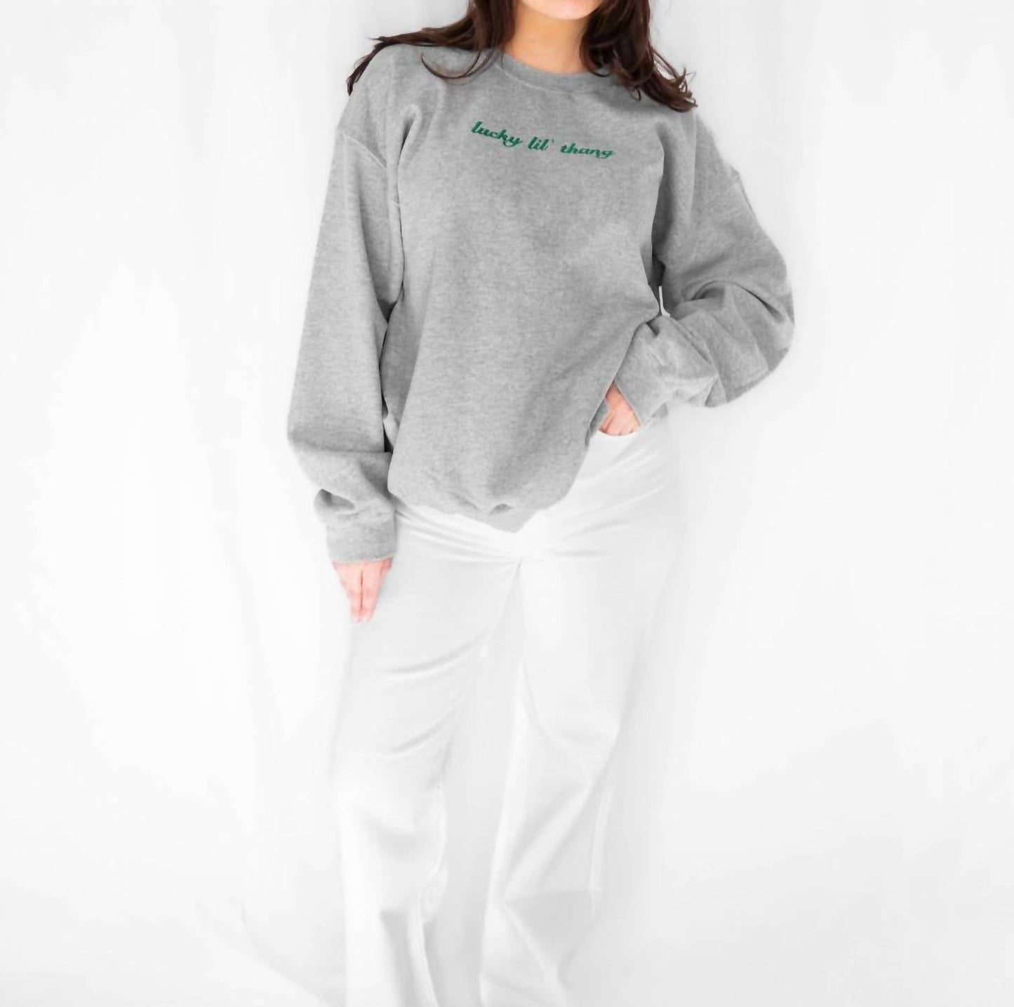 Lucky Crewneck-Sweatshirt