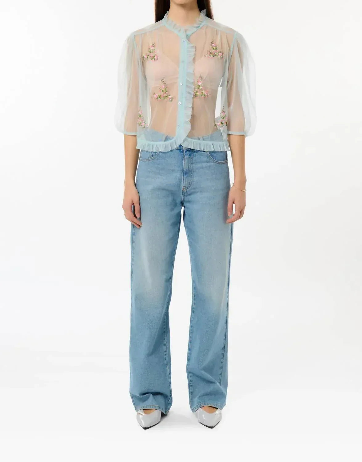 Bloom Tulle Blouse