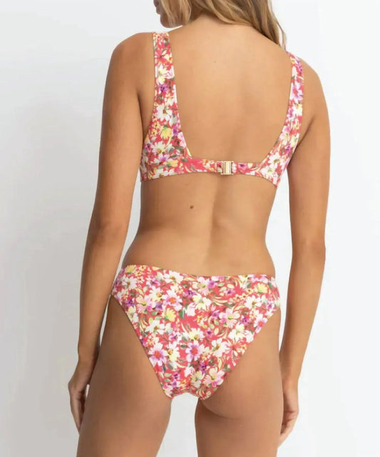 Damen-Freizeithose mit Blumenmuster