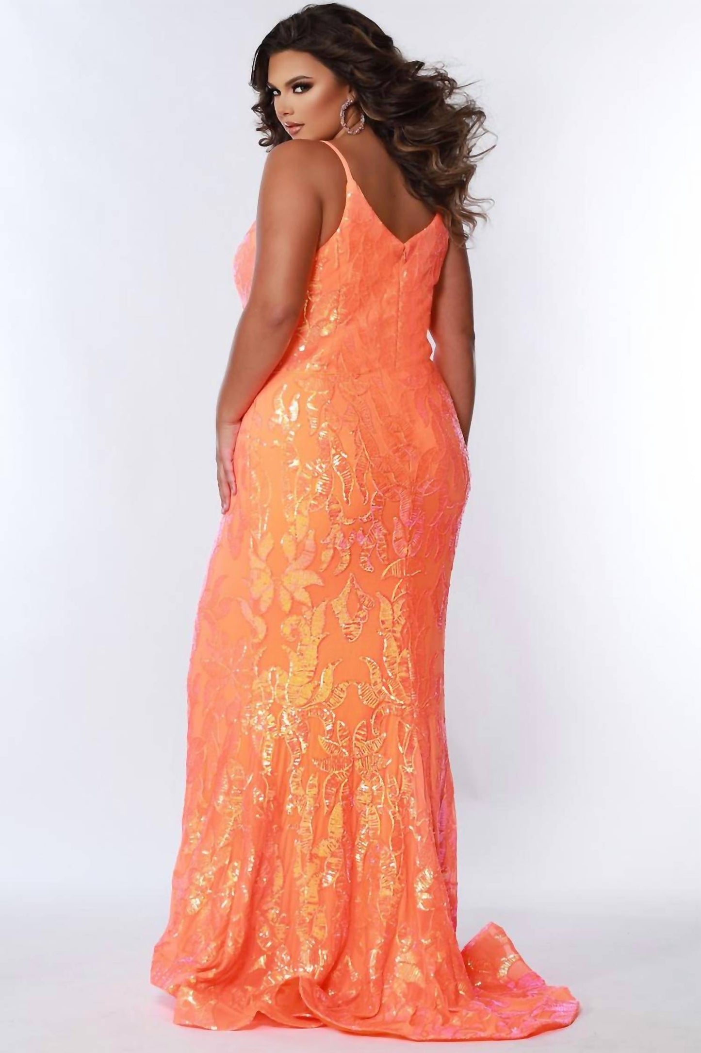 Scoop Neckline Gown