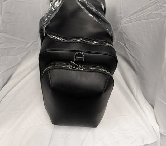 ALFANI LEATHER DUFFLE BAG