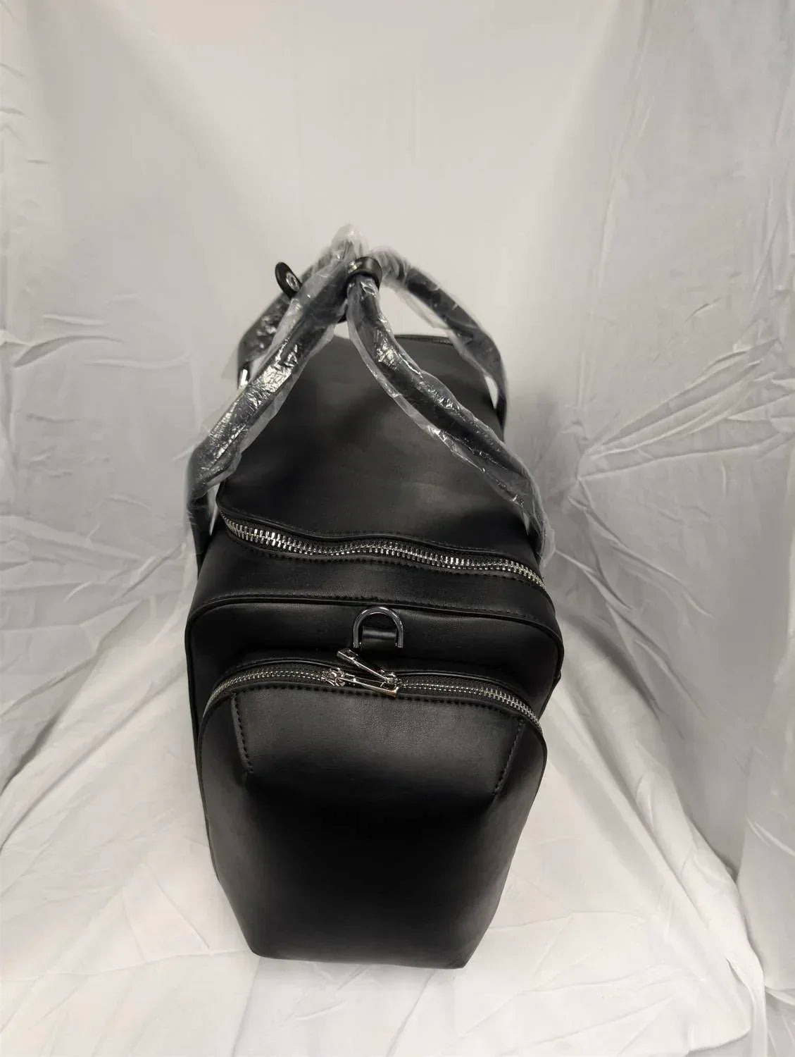 ALFANI LEATHER DUFFLE BAG