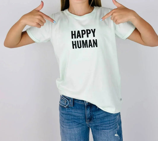 Glückliches Mensch T-Shirt