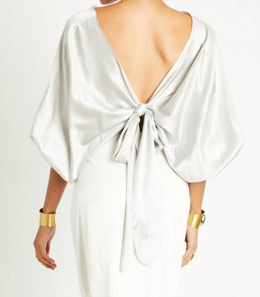 Ali Silk Wrap Top