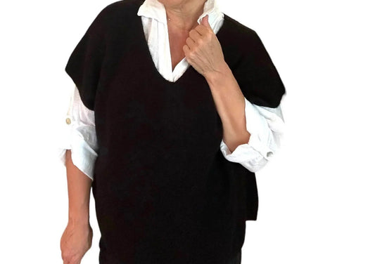 Soft Alpaca V-neck Sweater
