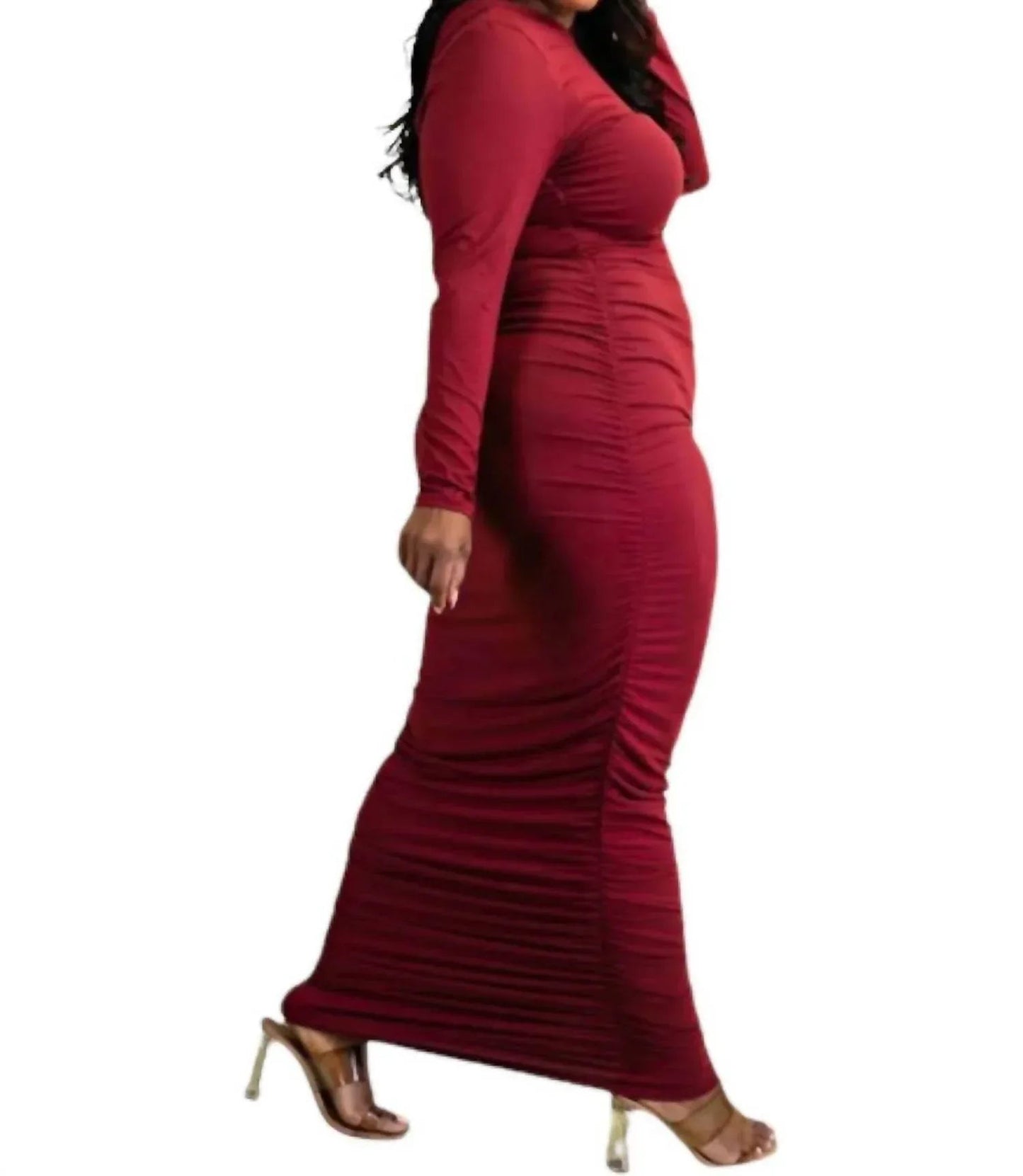Hooded Maxi Dress