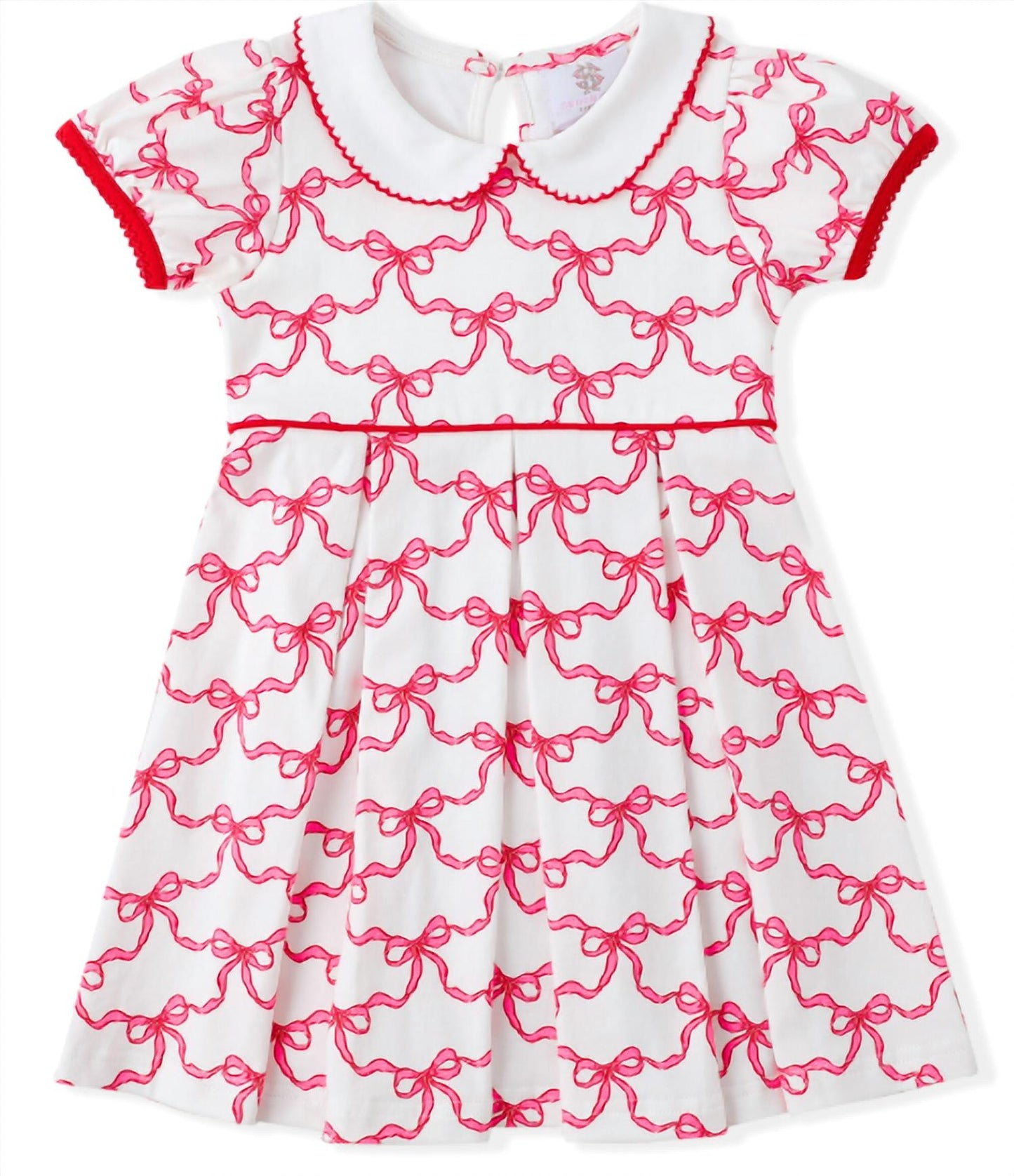 Kid's Ribbon Baby Pleat Dress