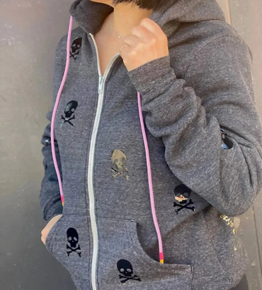 Dotty Zip Up Hoodie