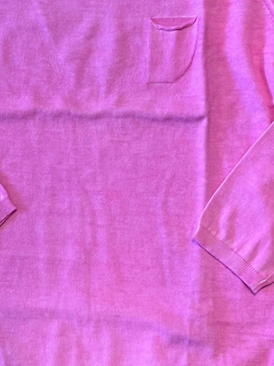 Cotton With Chest Ticket Pocket Sweater - Plus