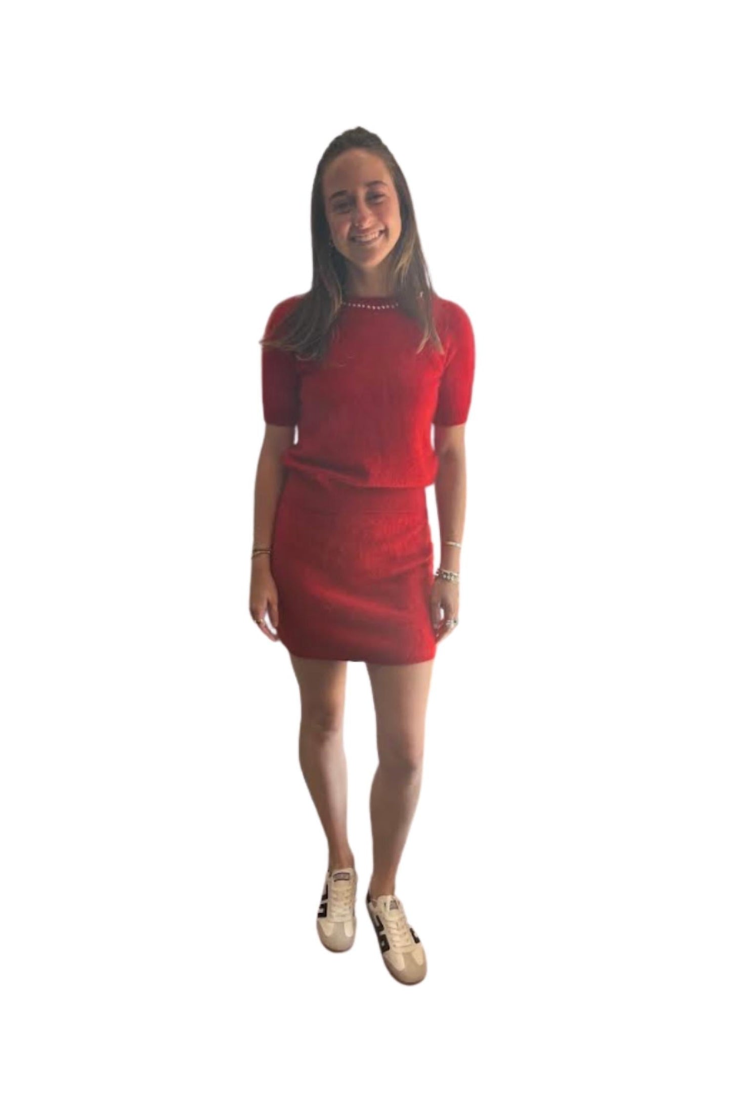 Brushed Cashmere Mini Skirt