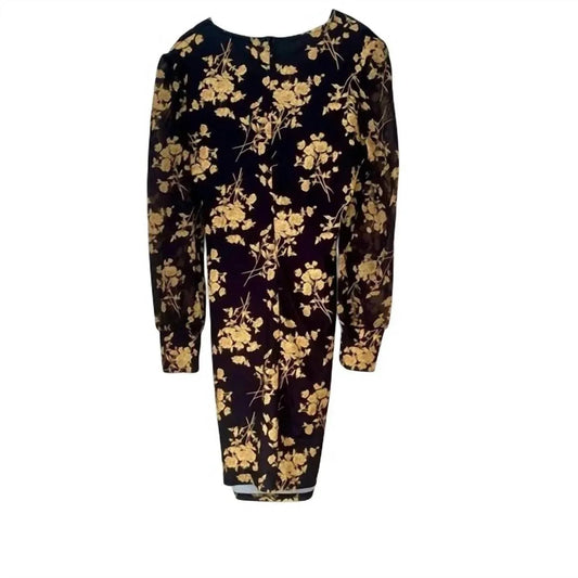 Women's Elegant Floral Dress