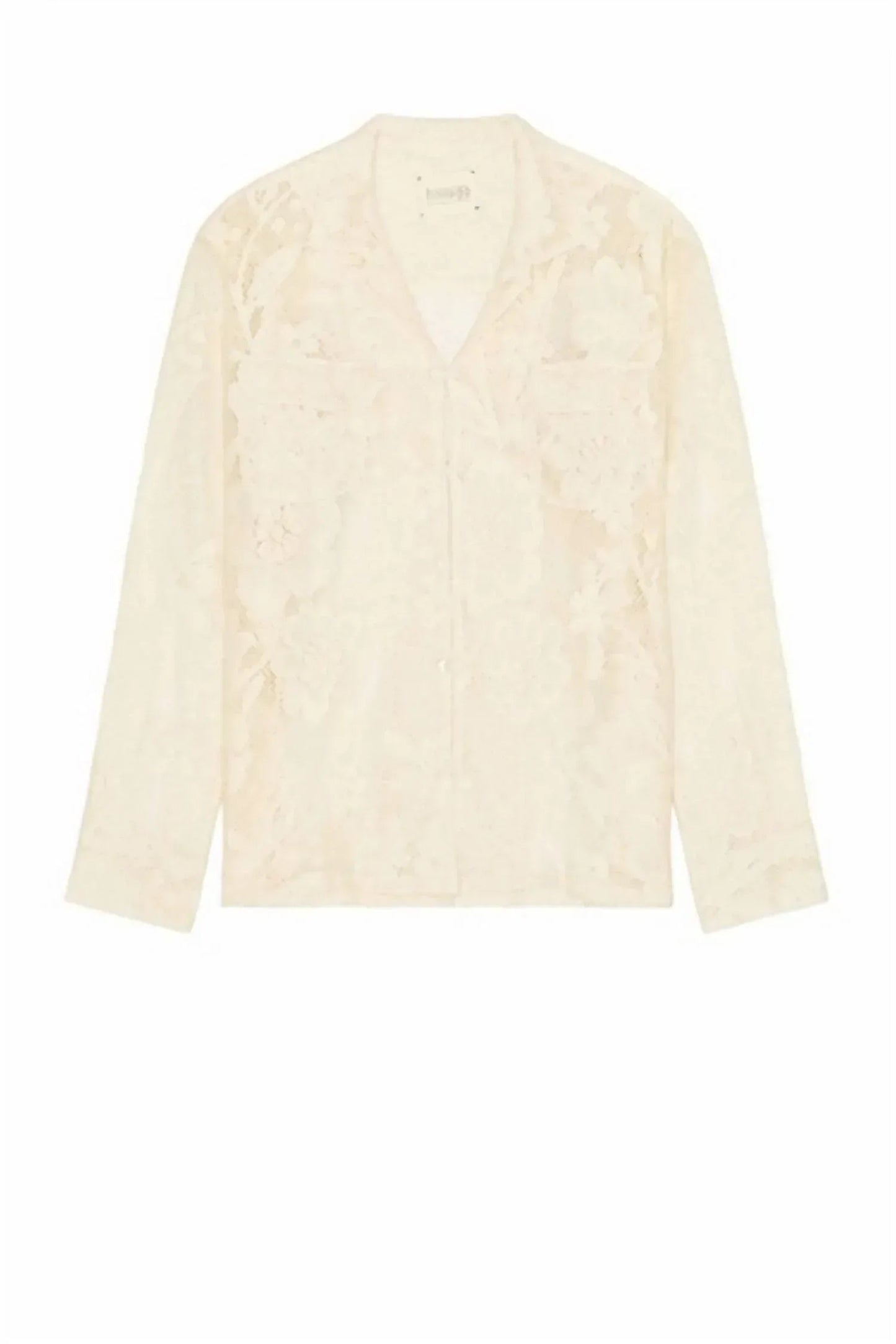 Women's Lace Full Sleeve Shirt