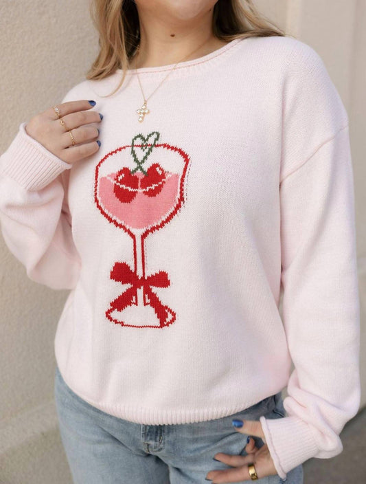 Valentinstag Martini-Pullover