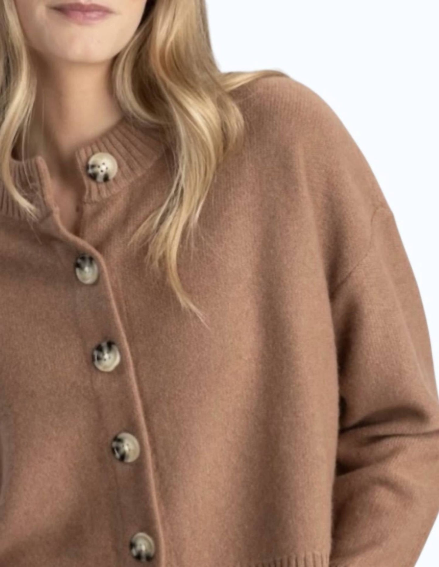 Nina Cardigan mit Rundhalsausschnitt