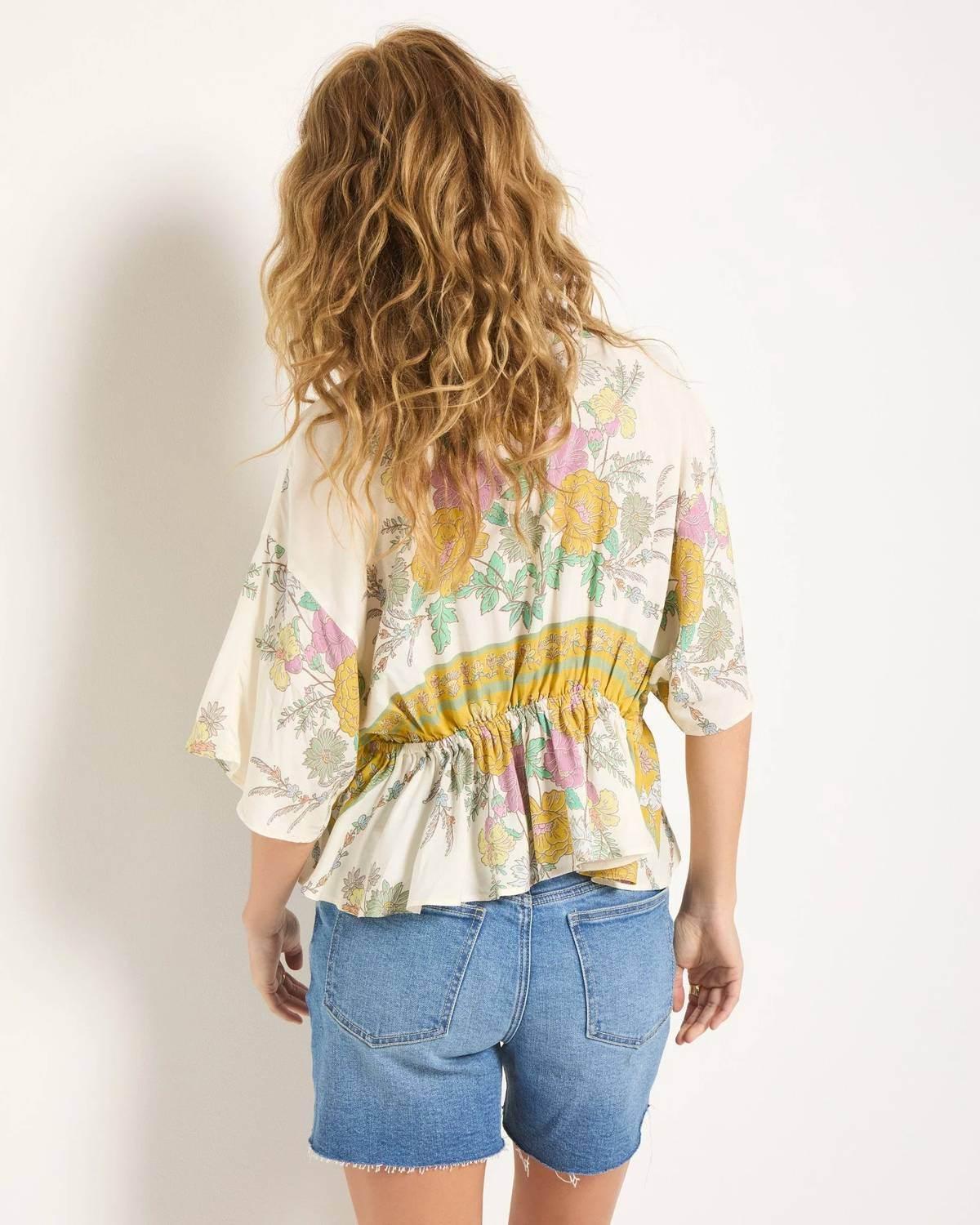 Printed Skysail Blouse