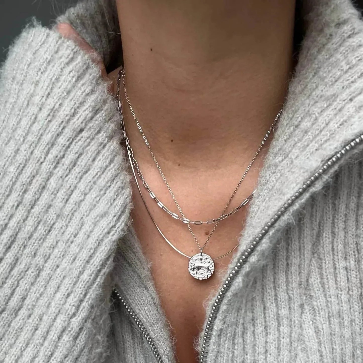 Women's Taurus Stier Zodiac Sign Necklace