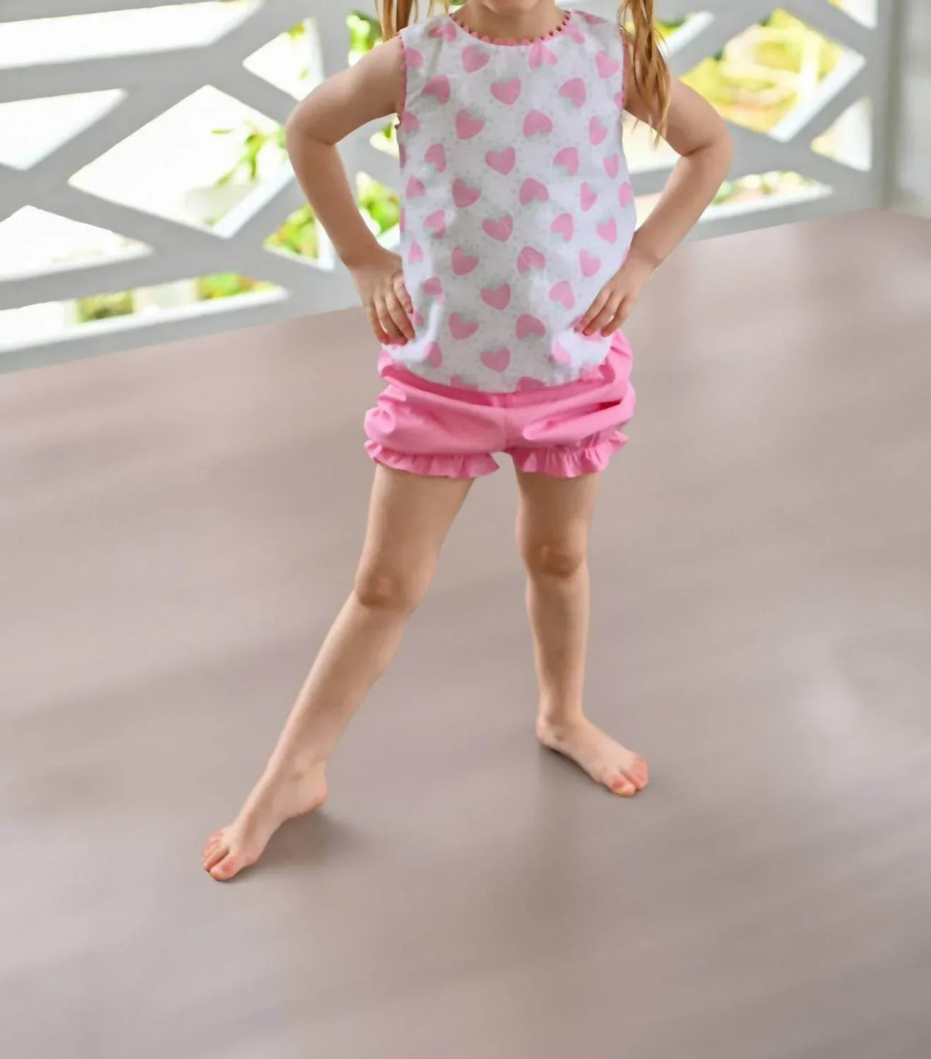 Girl's Tally Tulip Bloomer Set
