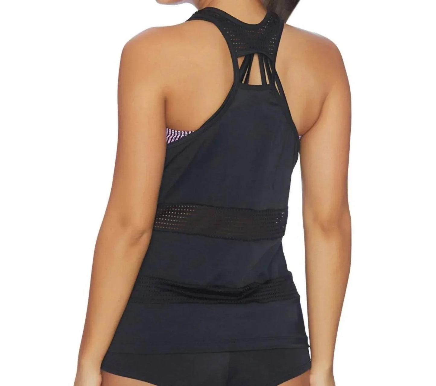 Verve Activated High Neck 2-in-1 Tank Top With Sports Bra