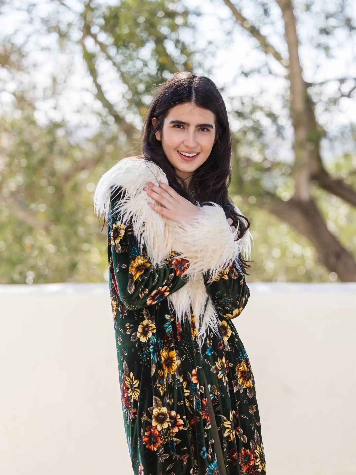 Penny Pine Blossom Kunstpelzjacke