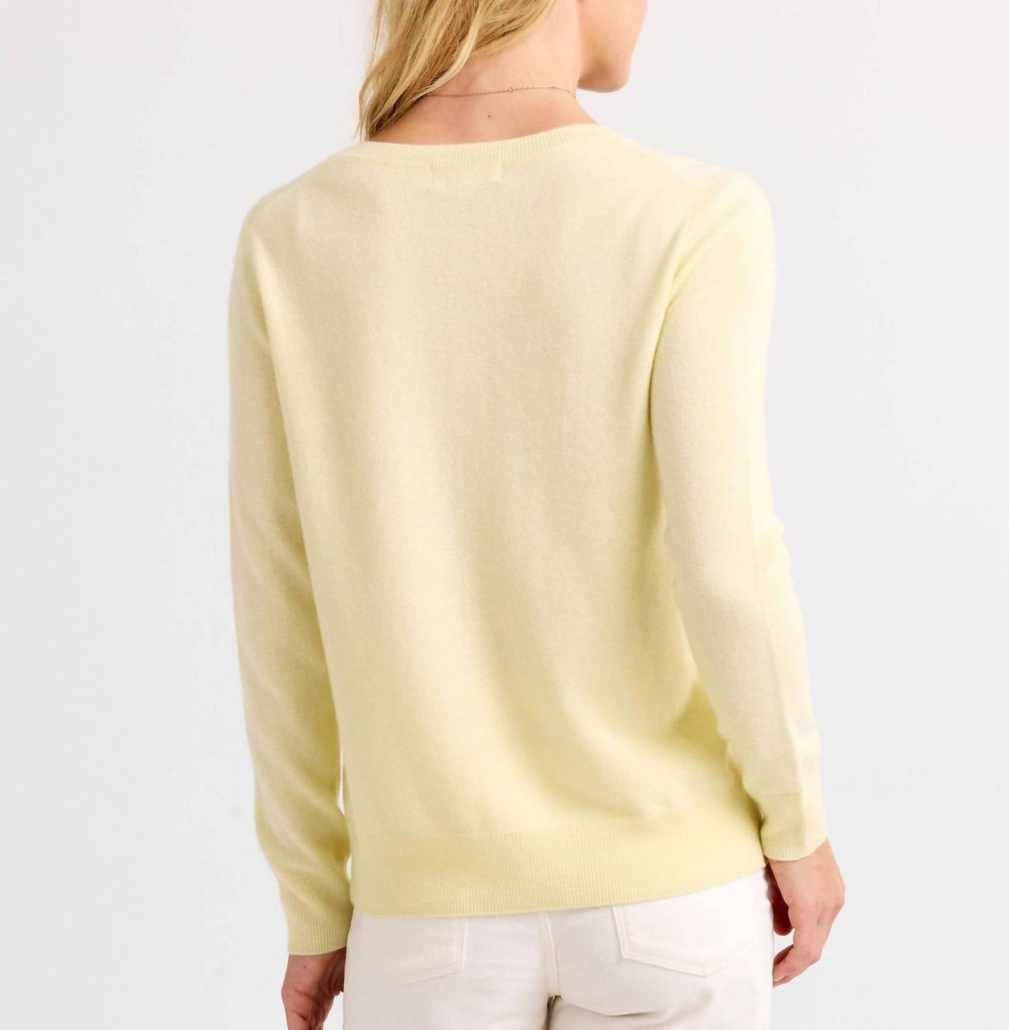 Essential Cashmere V-neck Top