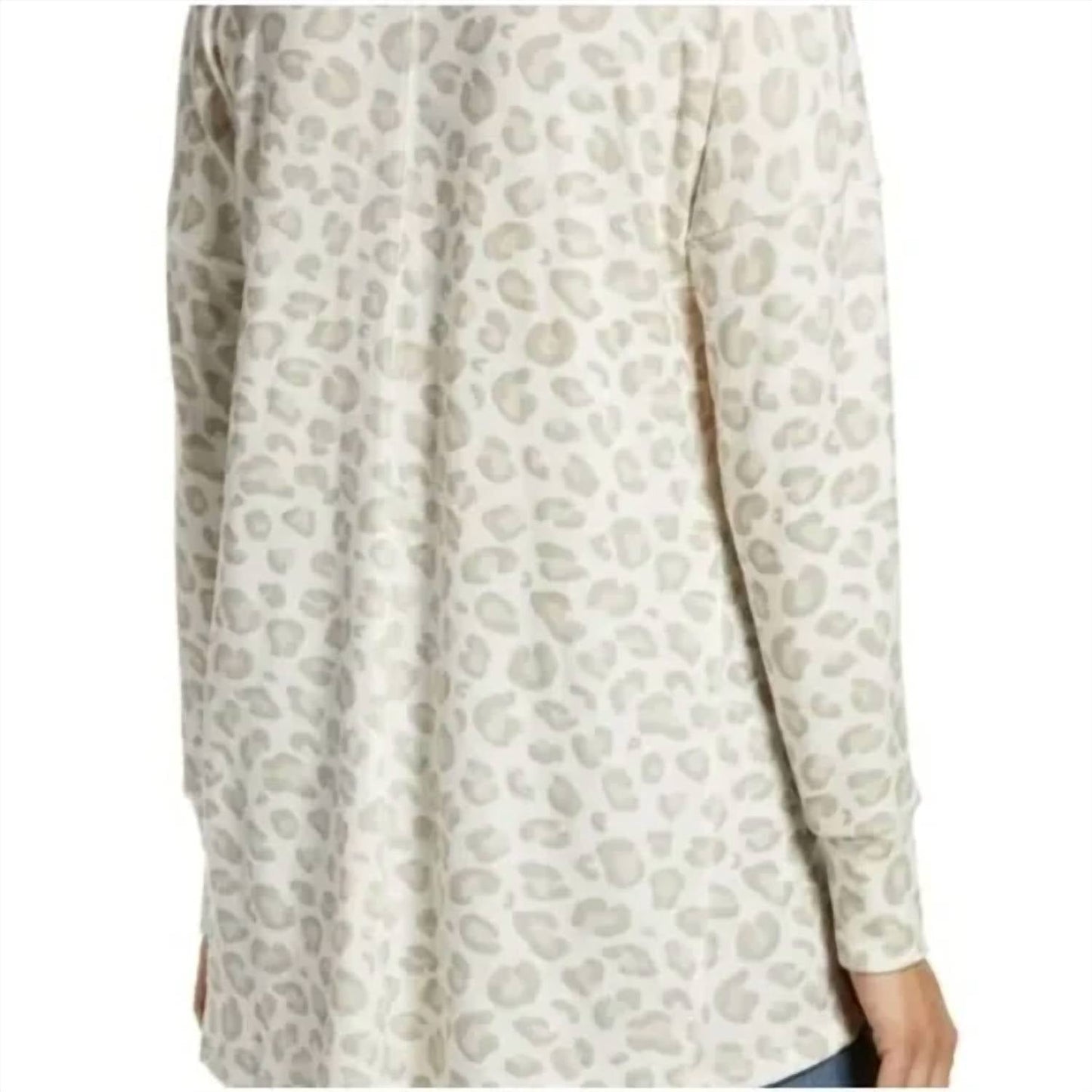 Kuschelige Fleece-Tunika mit wandelbarem Ausschnitt