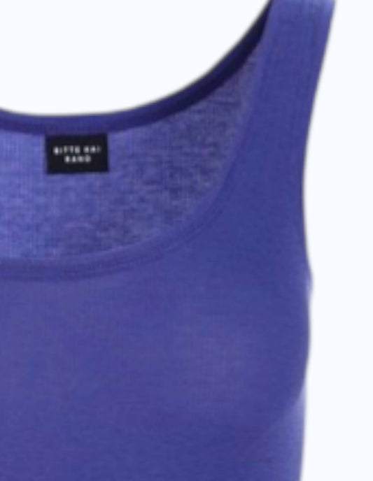 Damen-Atlas-Rippen-Tanktop