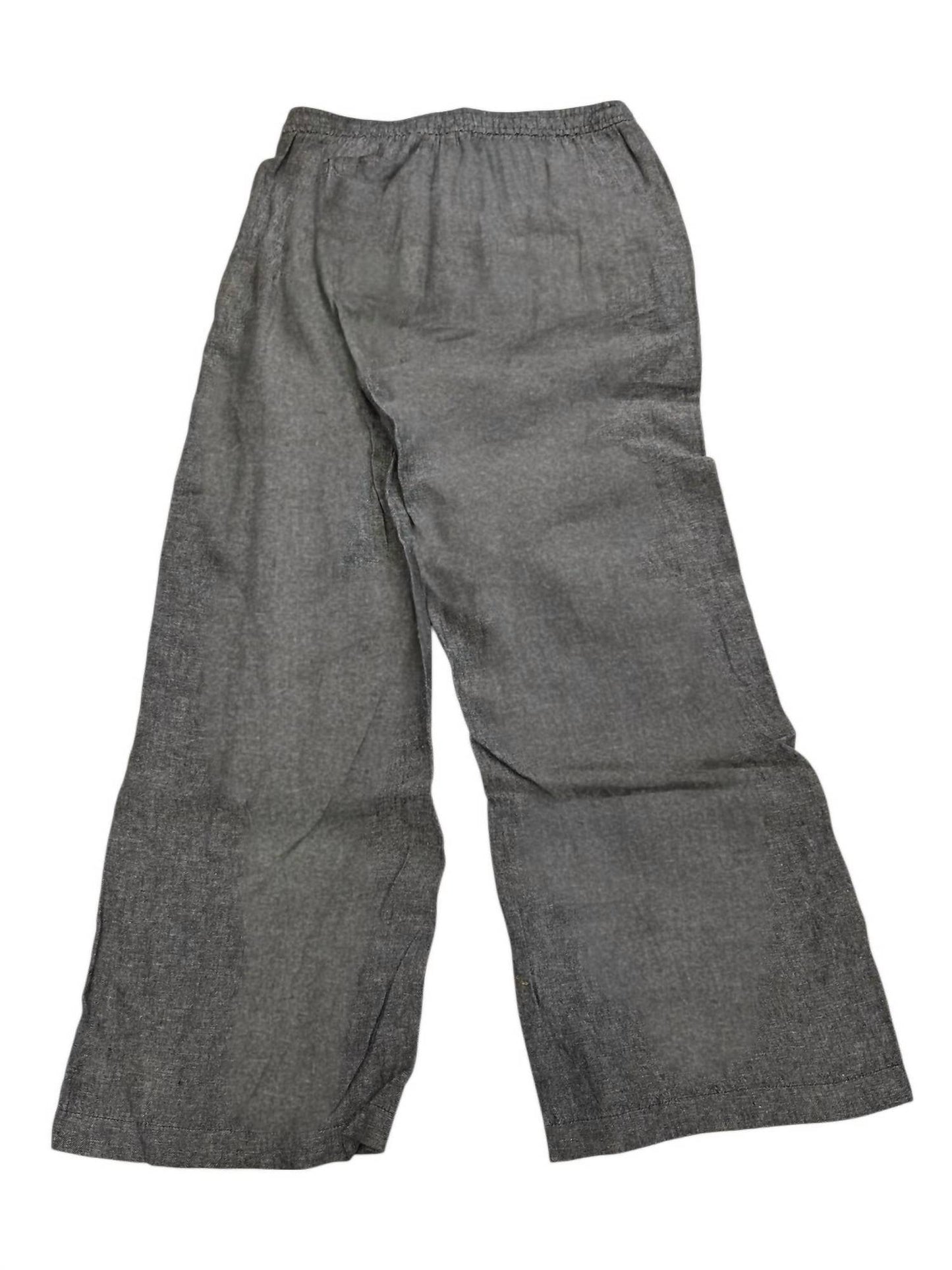 Women's Wide-leg Linen Blend Pull-on Casual Pants