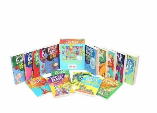 Roald Dahls Kinderbuchsammlung – 16 Bücher im Schuber
