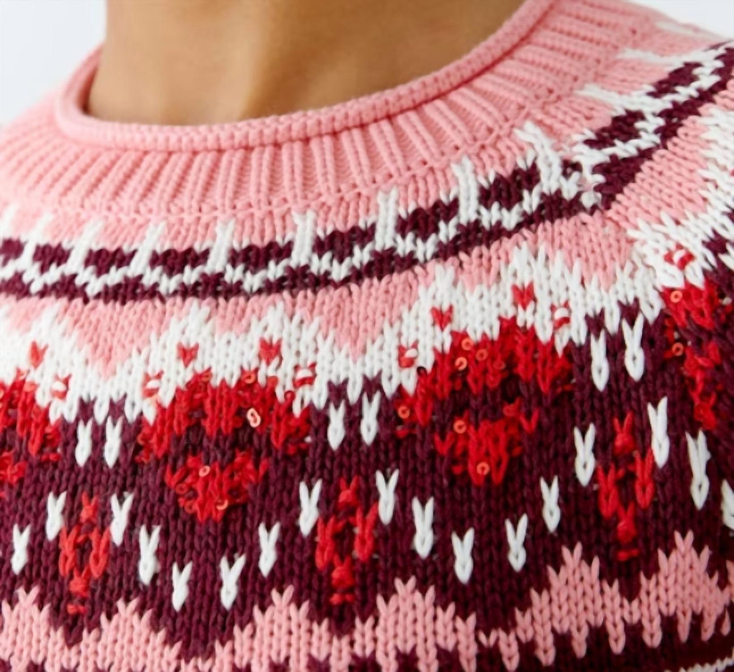 Fair Isle Pullover-Top