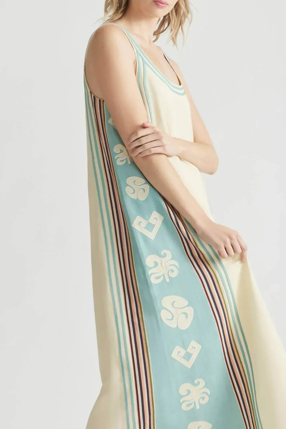 Gold Rush Scoop Neck Gown