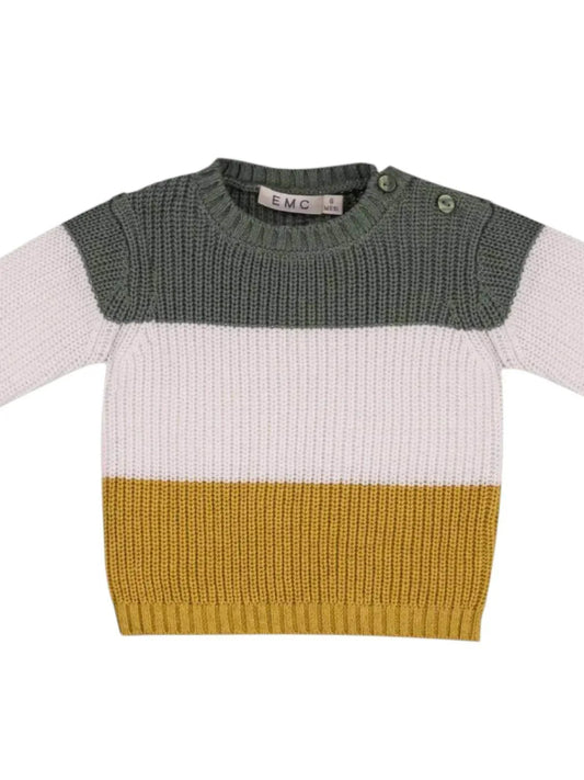 Jacquard-Strickpullover für Mädchen