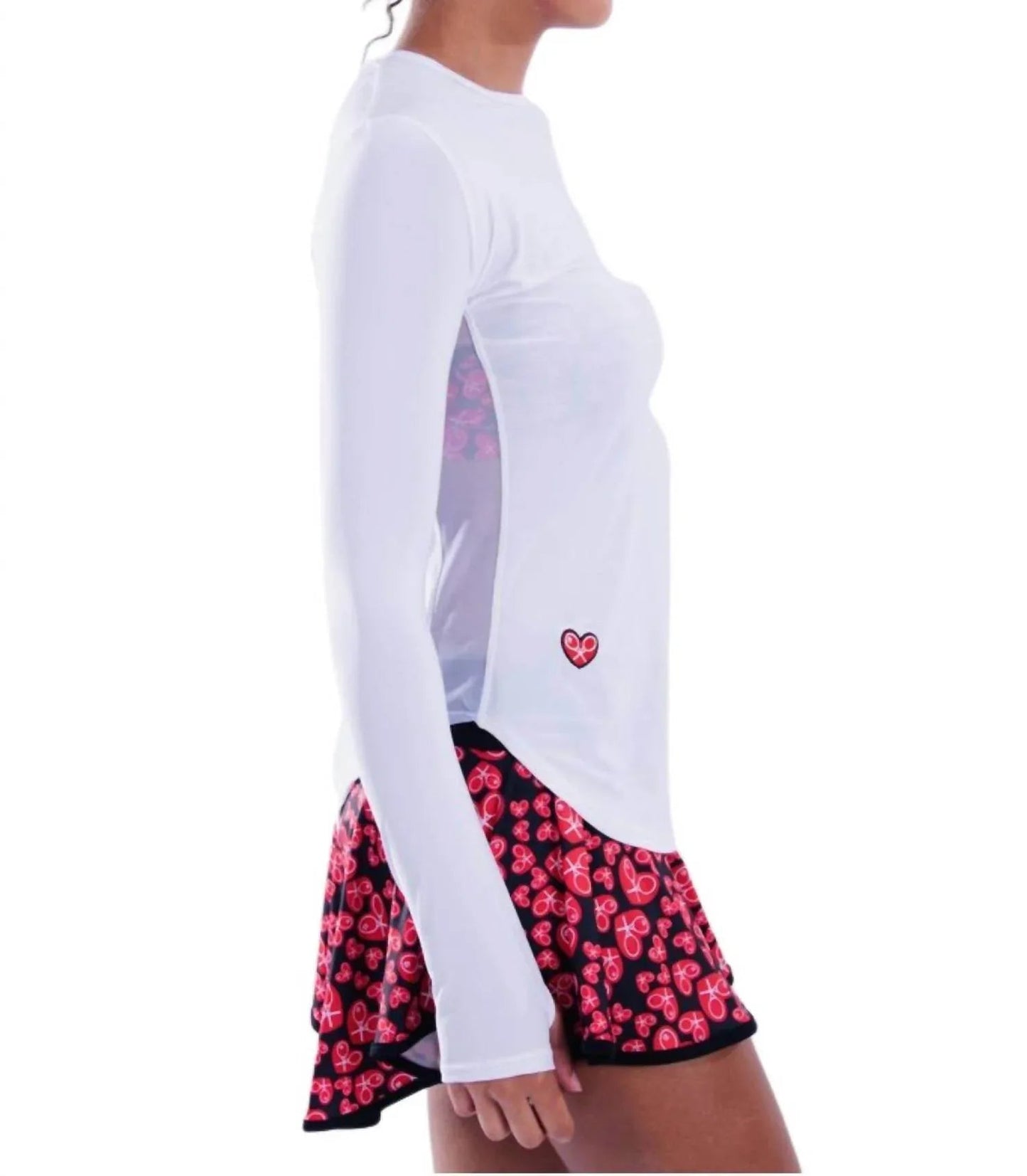 Mesh Long Sleeve Crew Tee