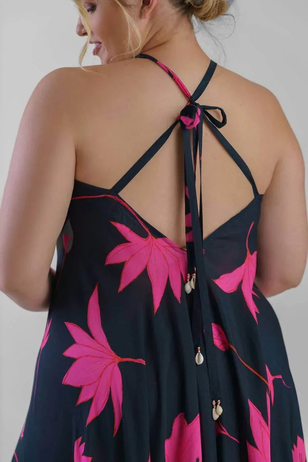 Padma Sundown Halter Maxi Dress - Plus