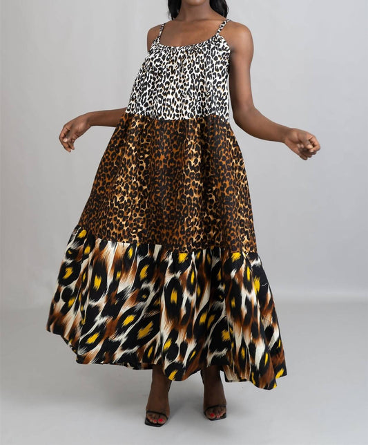 Animal Print Maxi Dress