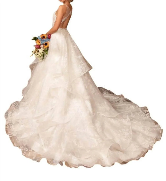 Darla Ruffled Ball Gown