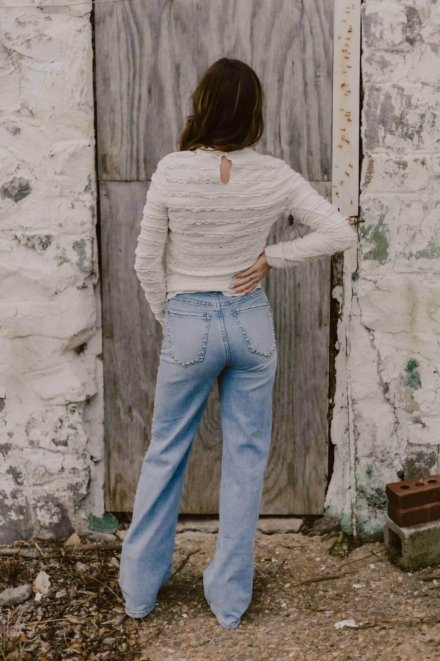 Stud Me Straight Leg Jeans
