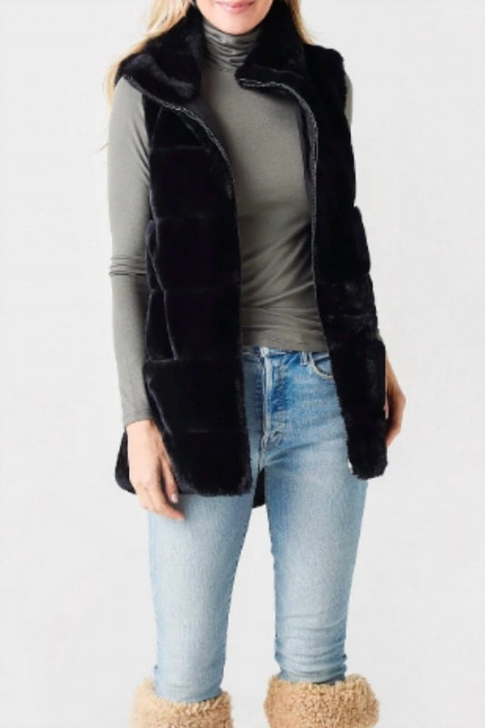 Women's Fur Reversible Vest