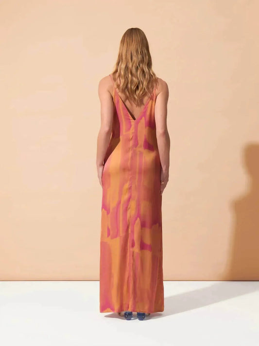 Angelique V-neck Maxi Dress